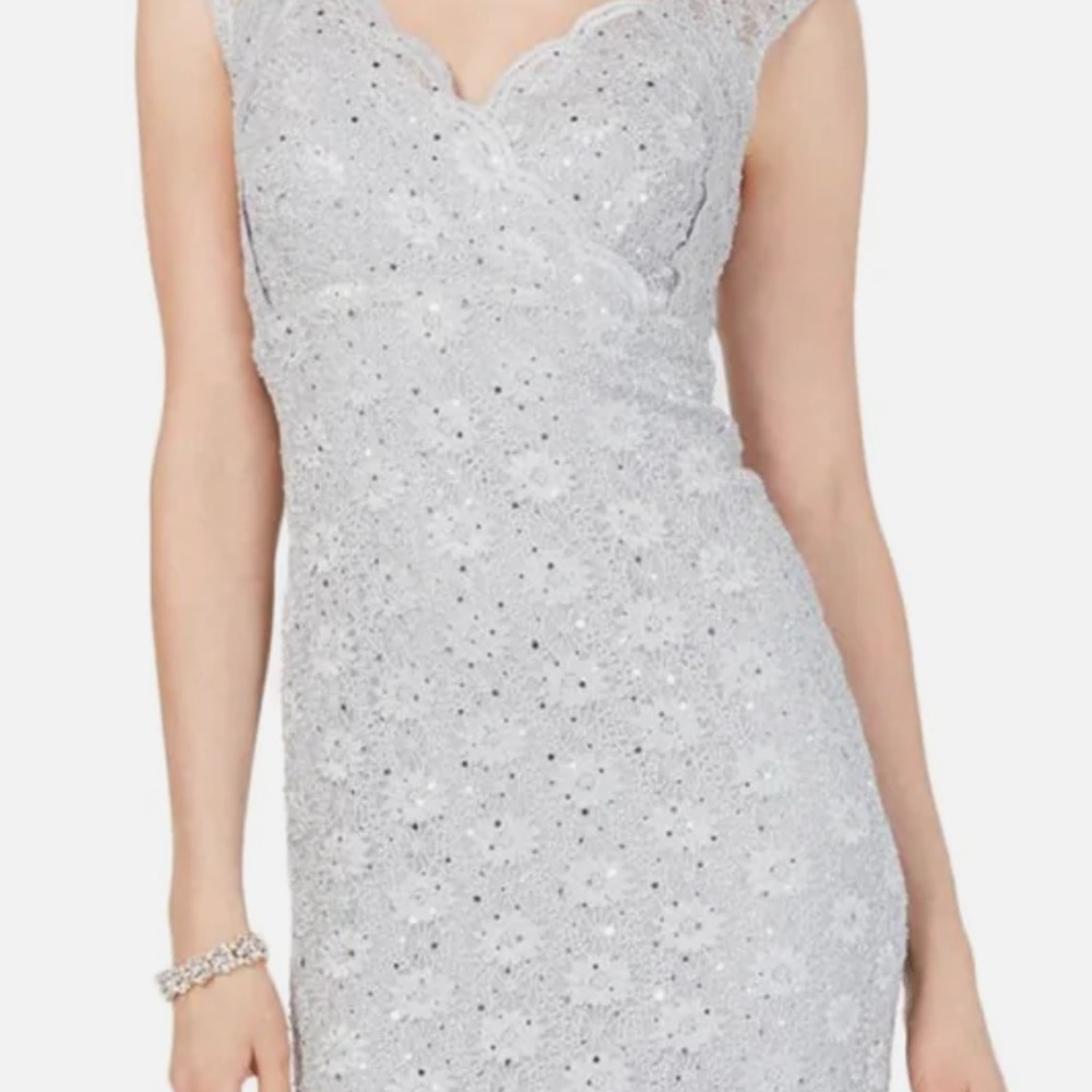 Connected Apparel cutout sequin Cocktail dress size 6- worn once!
